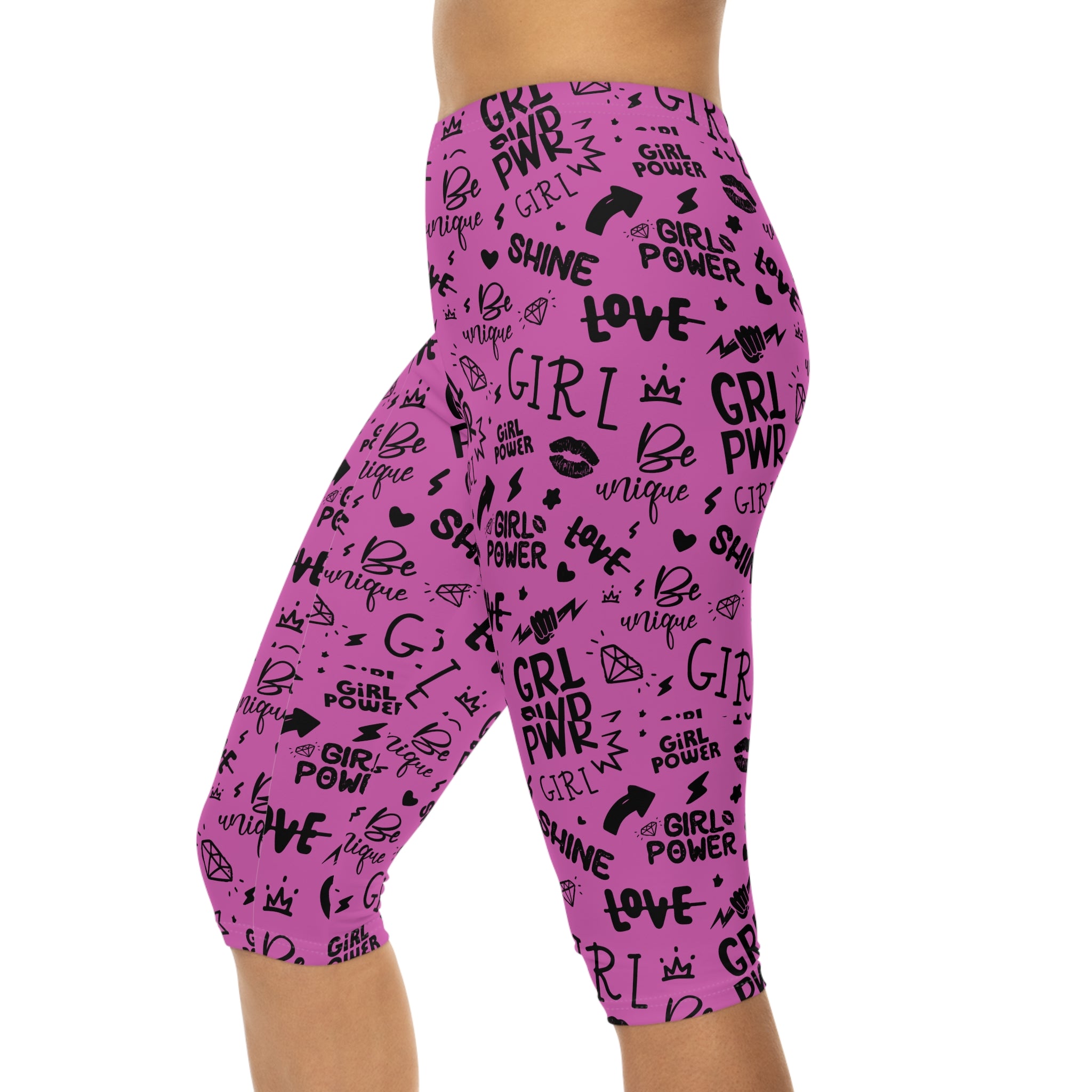 Girl Power Capri Leggings